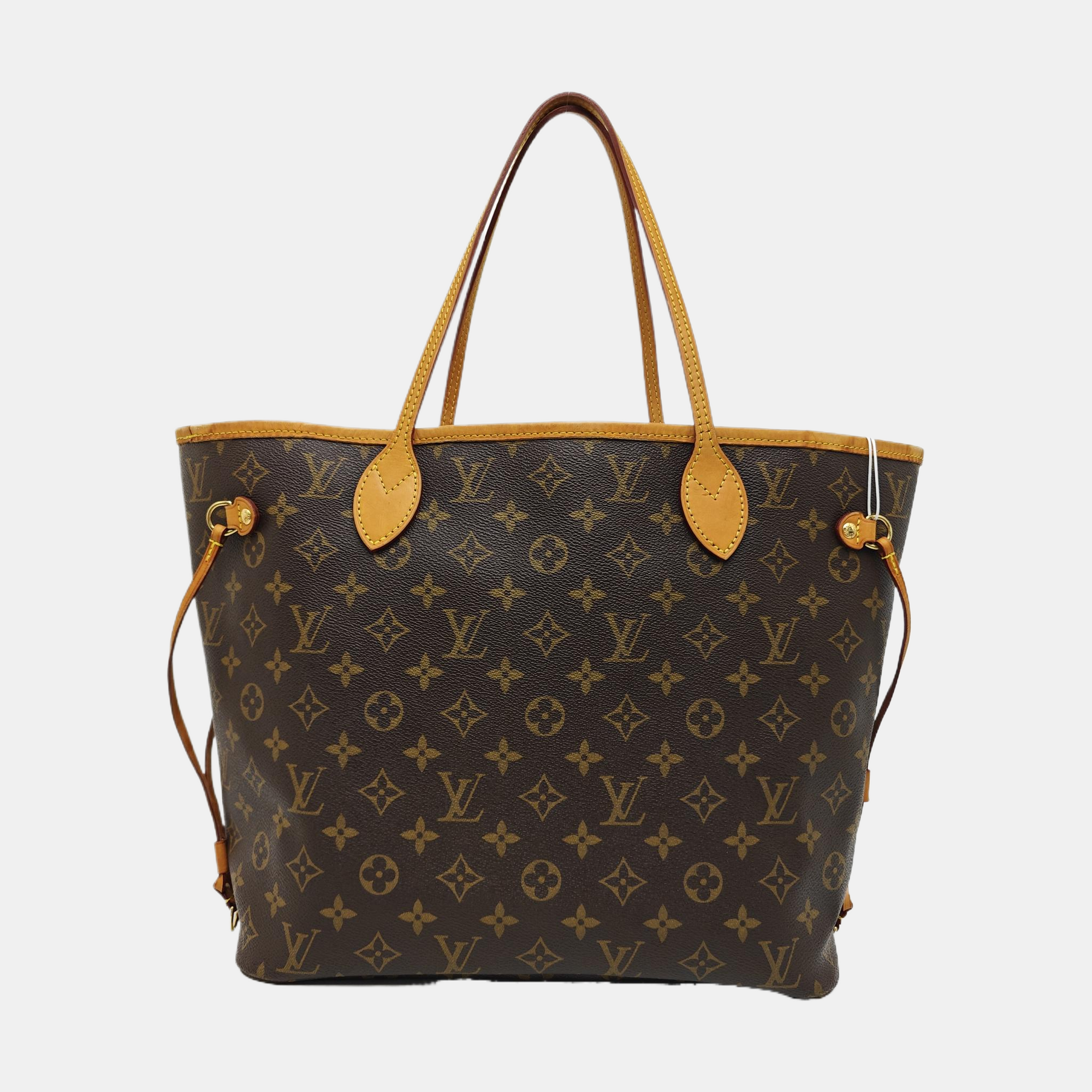 NEVERFULL MM Monogram Coated Canvas Brown