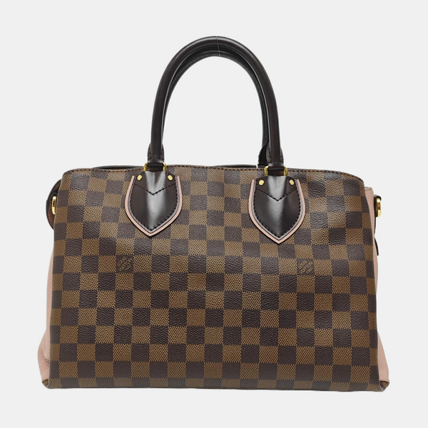 NORMANDY Damier Ebene Coated Canvas Brown