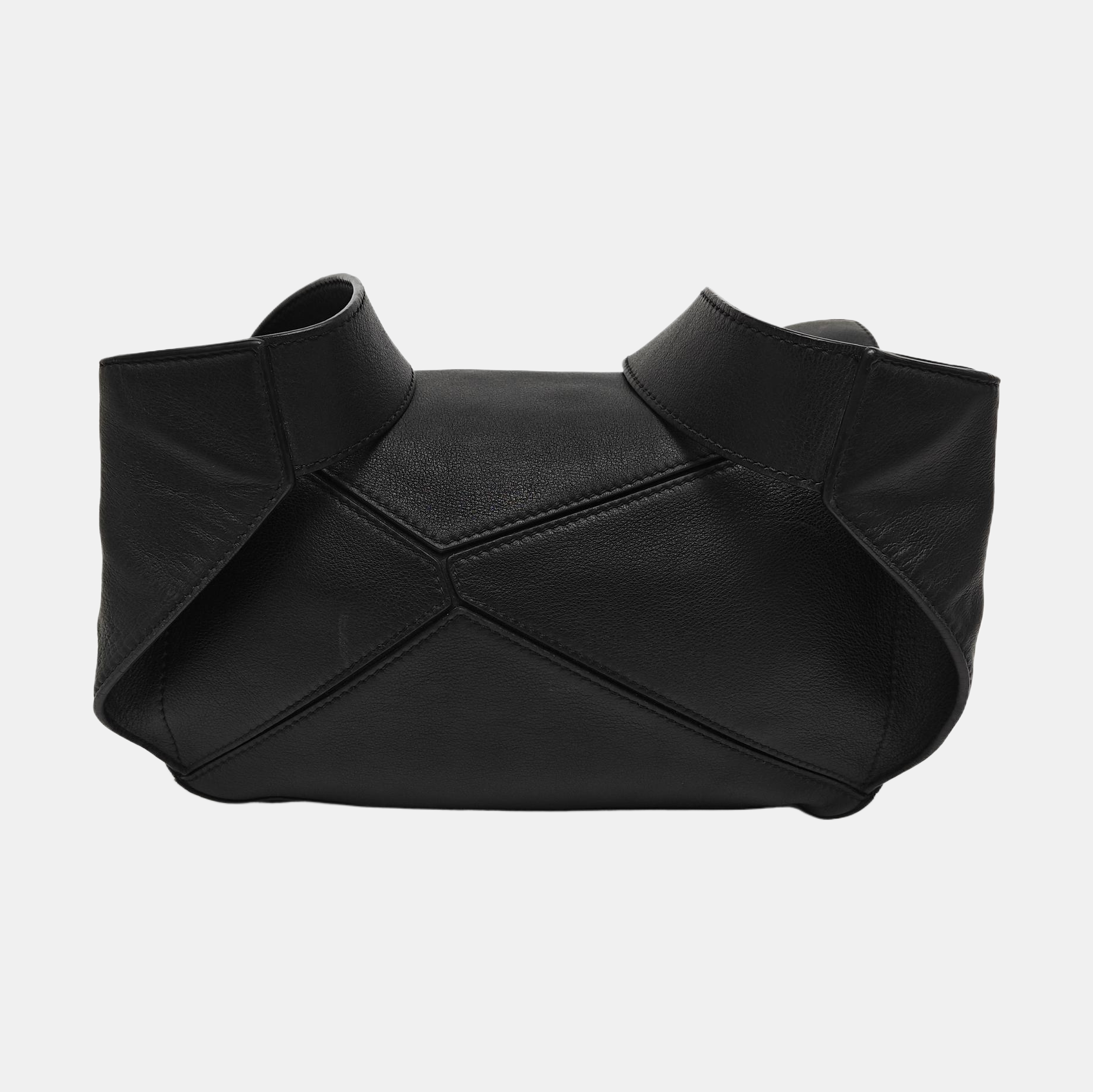 Puzzle Small Quilted Calfskin Black