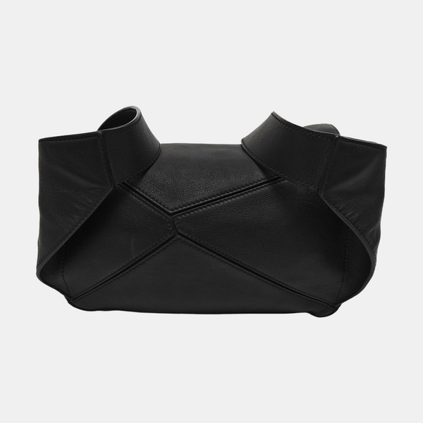 Puzzle Small Quilted Calfskin Black