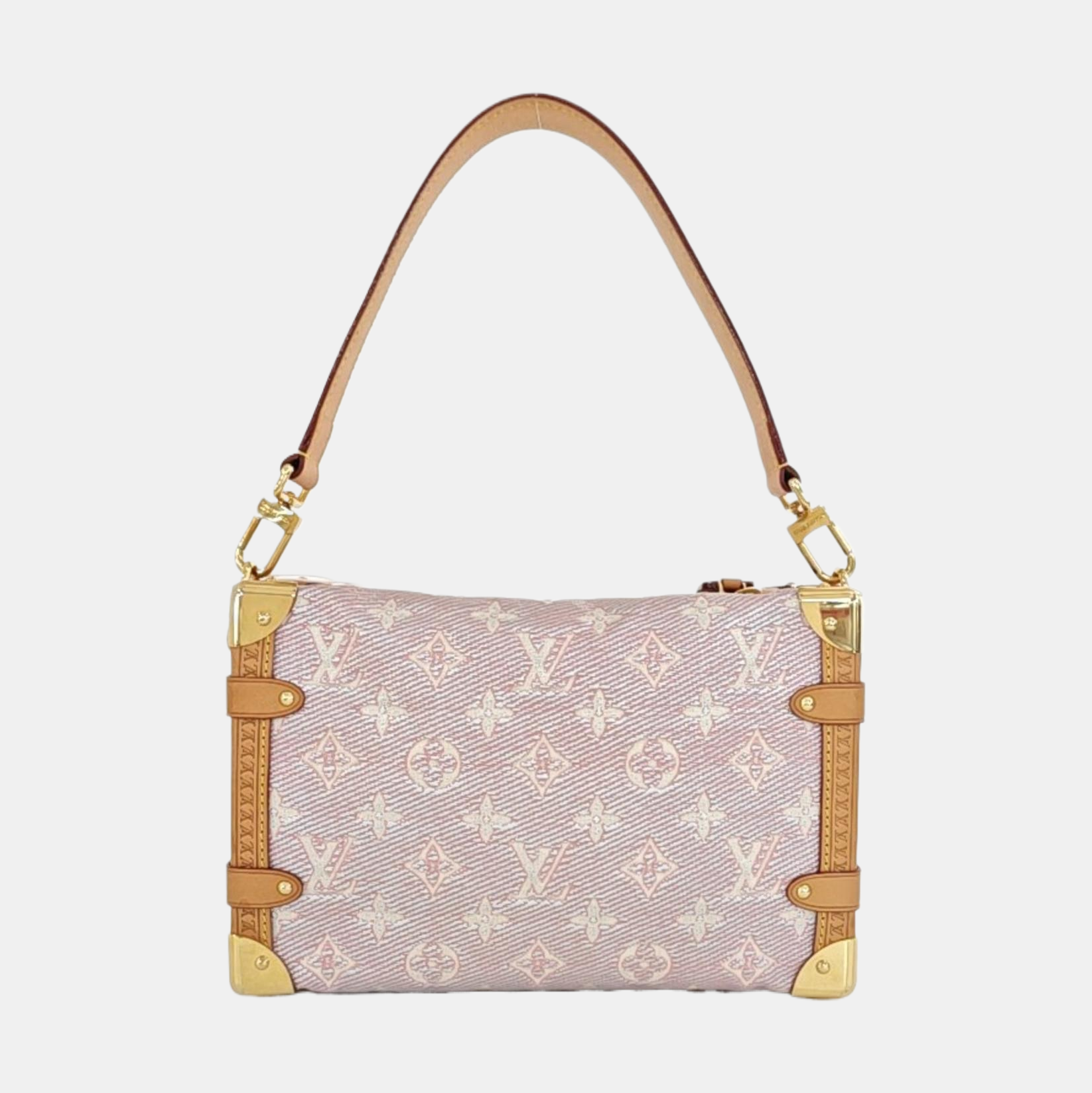SIDE TRUNK Monogram Coated Canvas Pink