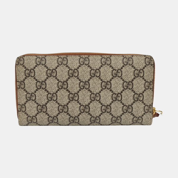 Monogram Coated Canvas Wallet Brown