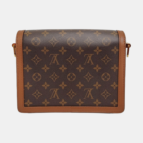 DAUPHINE MM Monogram Coated Canvas Brown
