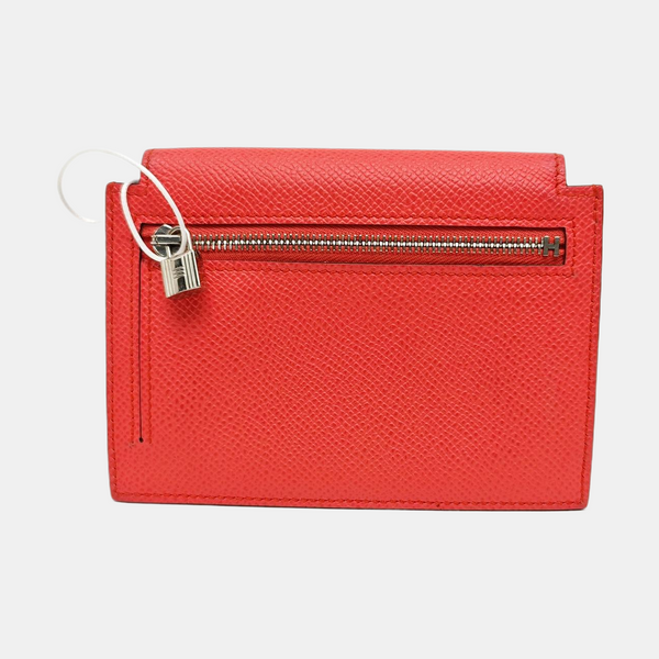 Kelly Epsom Pink Coin Purse
