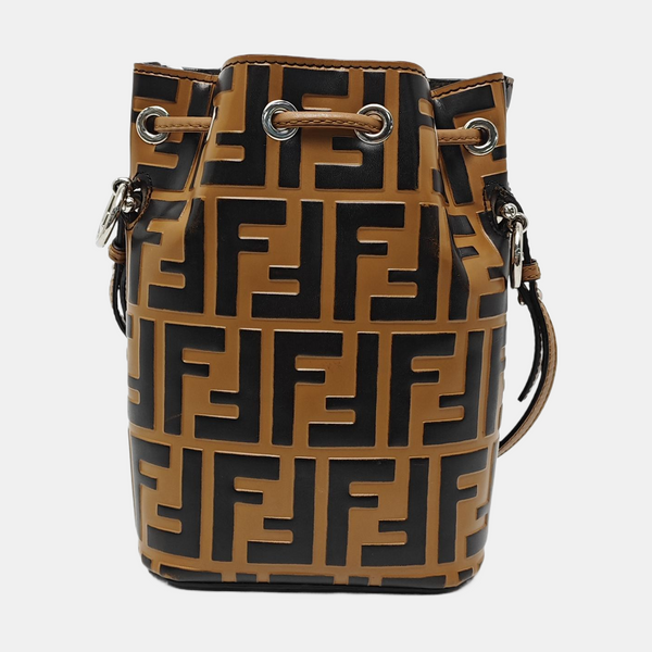 Mon Tresor Mini Calfskin Brown