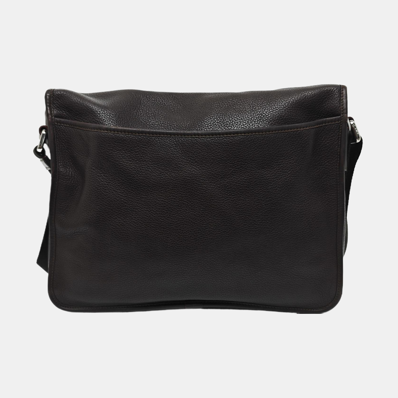 Calfskin Shoulder Bag Brown