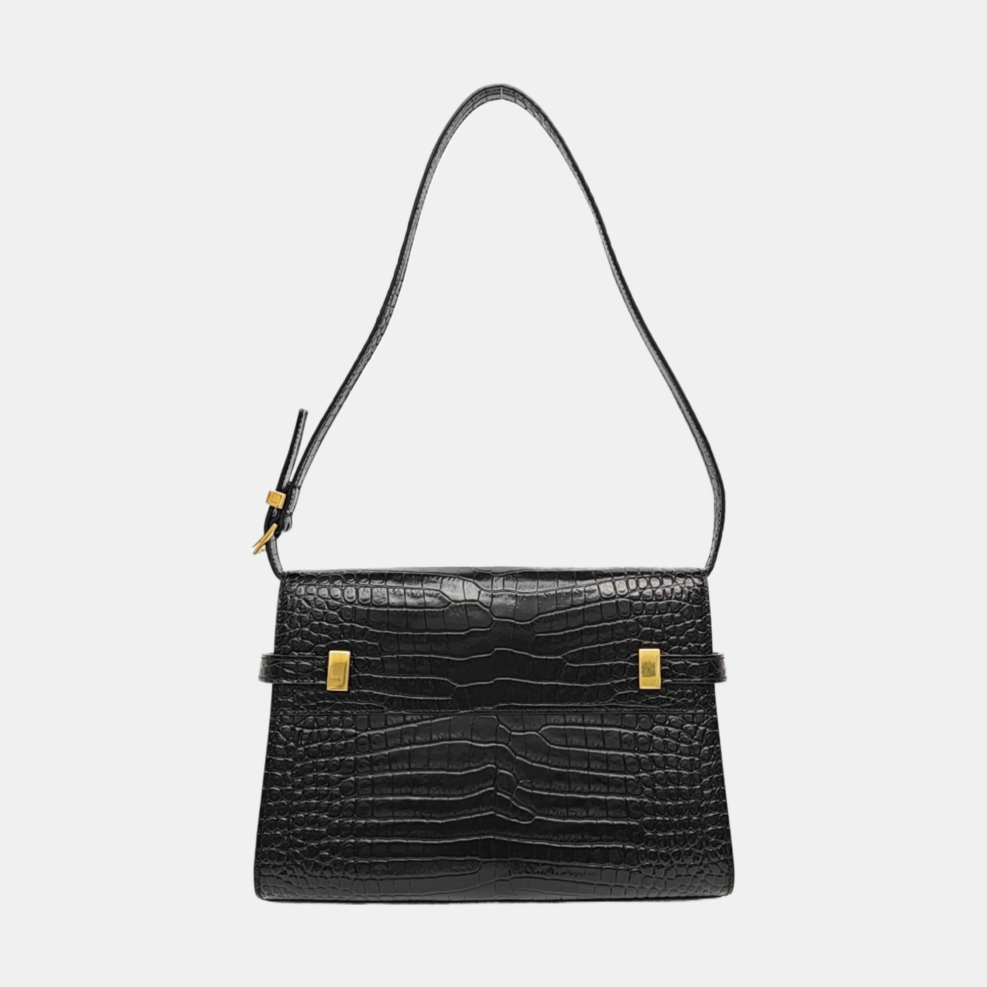 MANHATTAN Small Calfskin Black