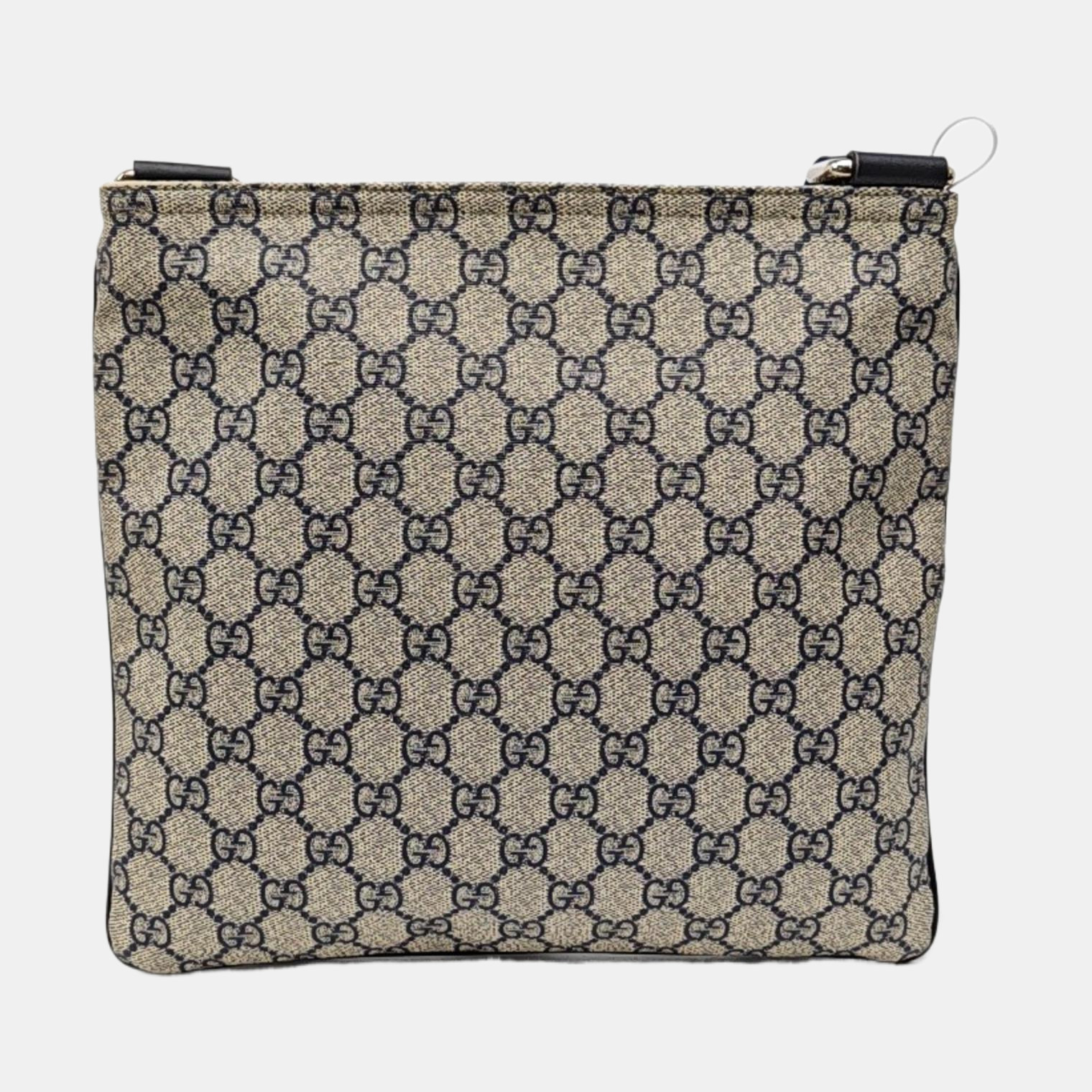 Monogram Coated Canvas Shoulder Bag Blue