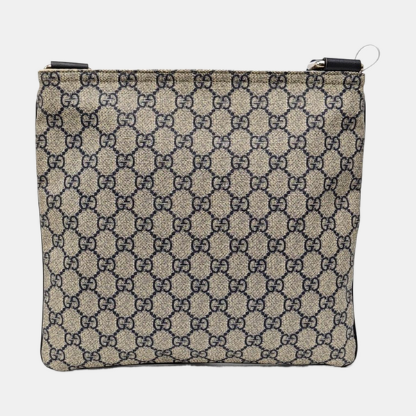 Monogram Coated Canvas Shoulder Bag Blue
