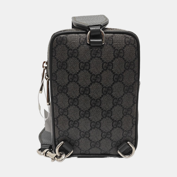 Neo Vintage Mini Monogram Coated Canvas Gray