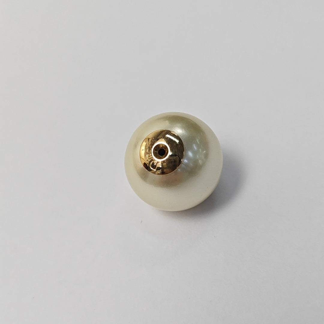 Dior Tribales Metal White Stud Earrings