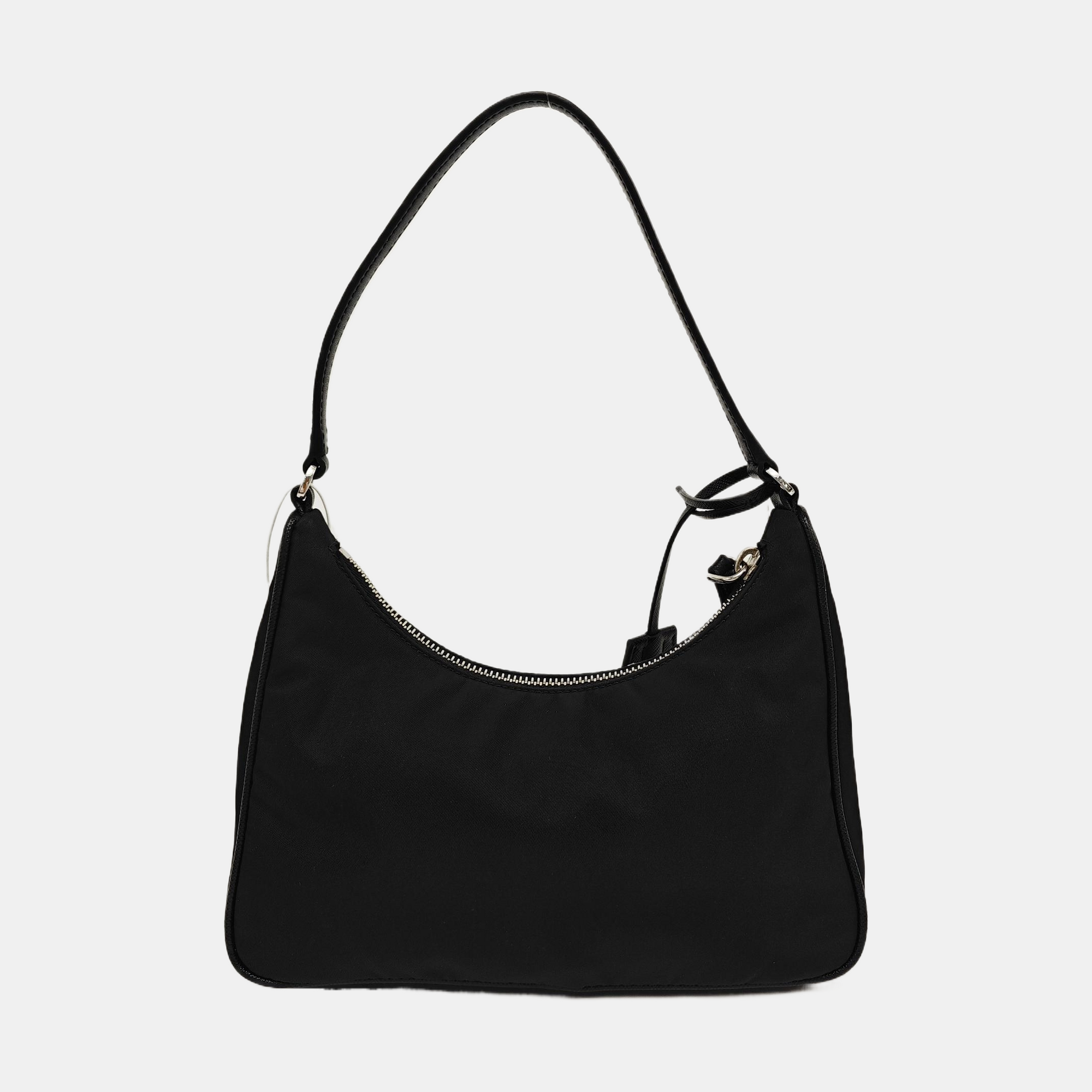 Minibolso de nailon Re-Edition2000 negro
