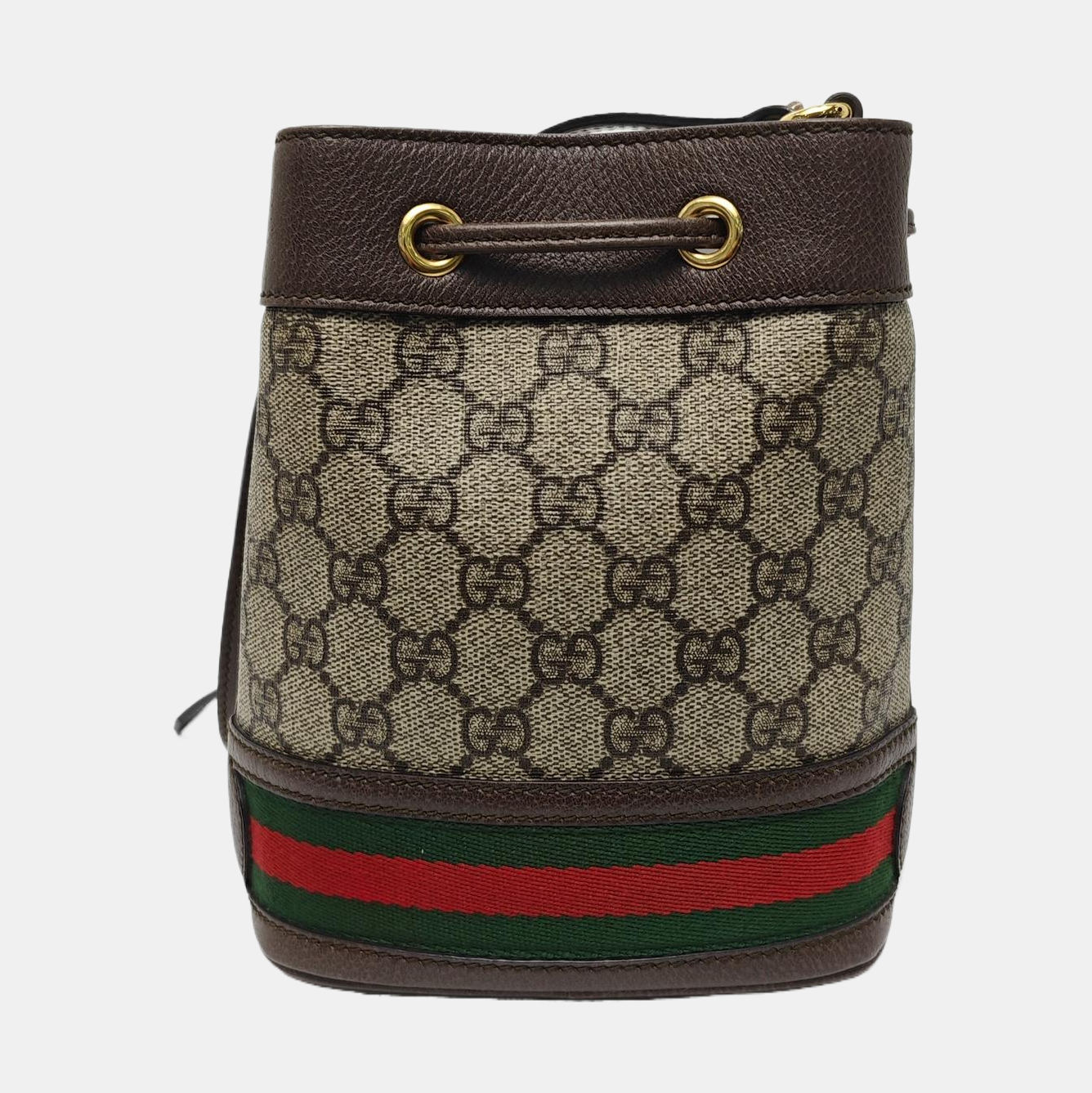 Ophidia Mini Monogram Coated Canvas Beige