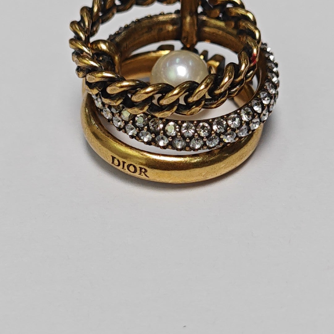 J'adior Metal Gold Ring EU 51