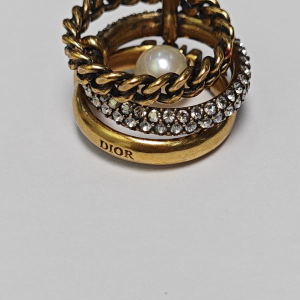 J'adior Metal Gold Ring EU 51
