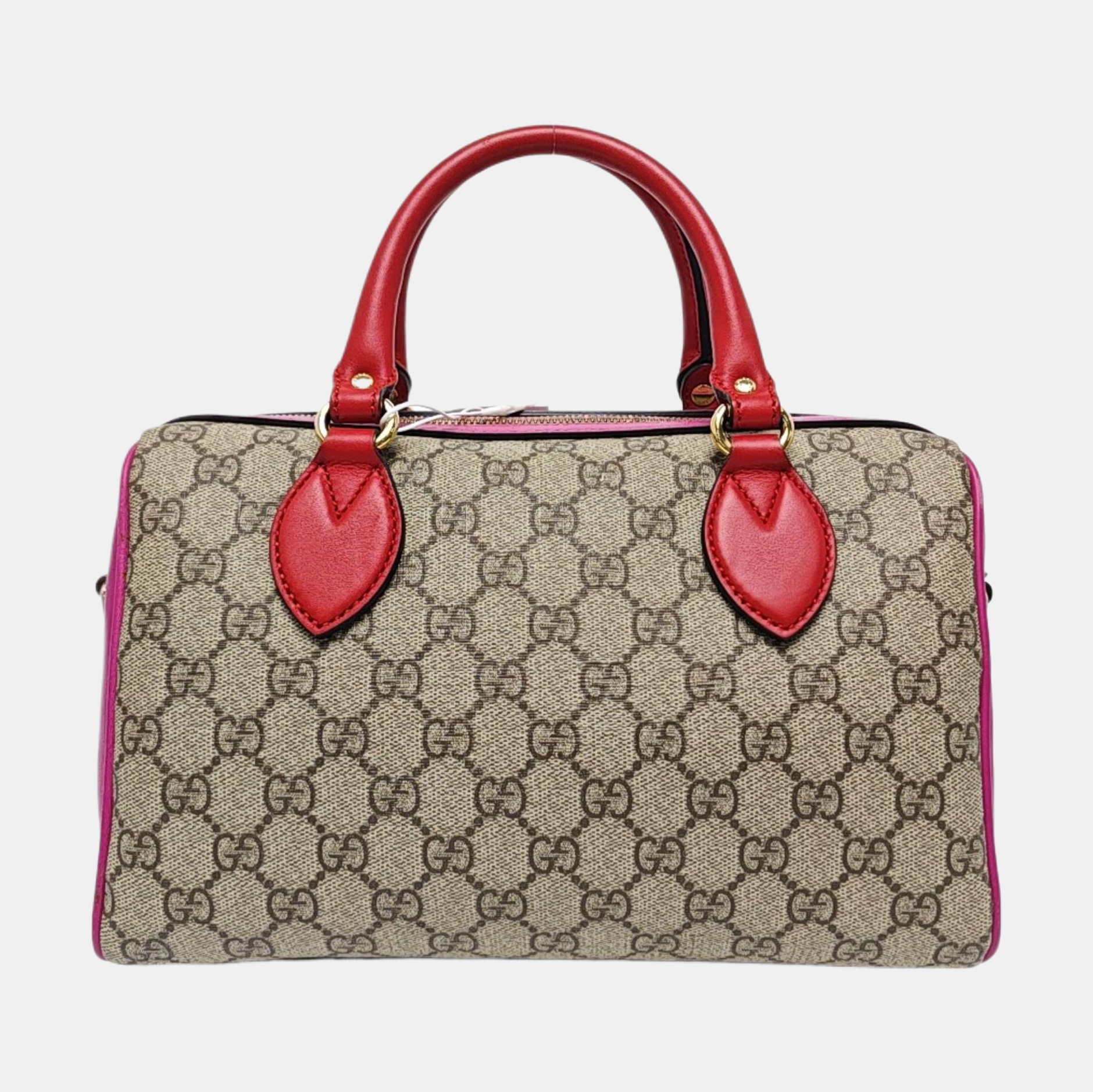 GG Blooms Monogram Coated Canvas Beige