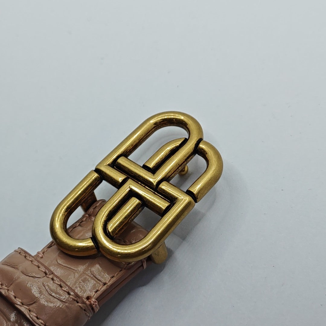 Leather Belt Red
