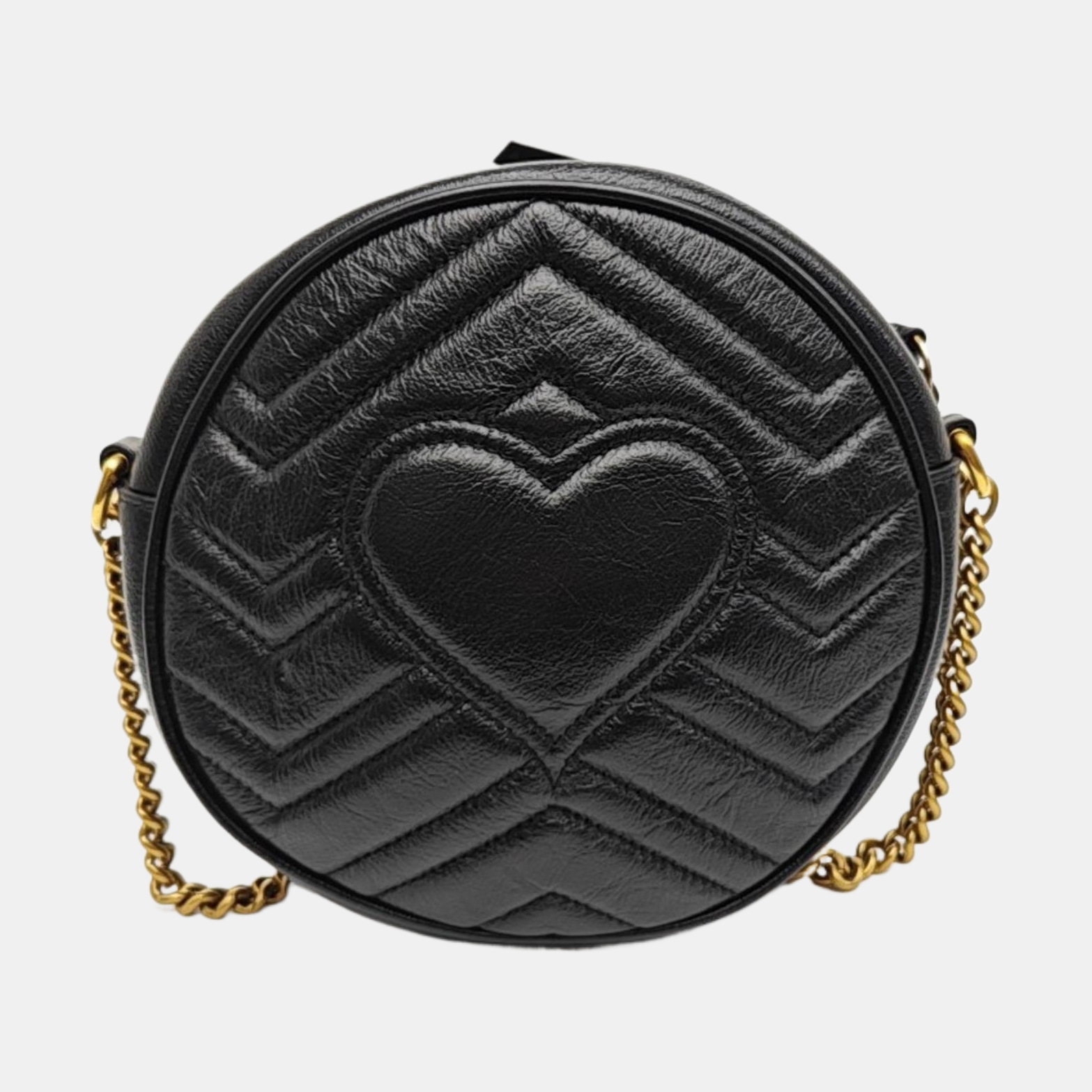 GG Marmont Mini Quilted Calfskin Black