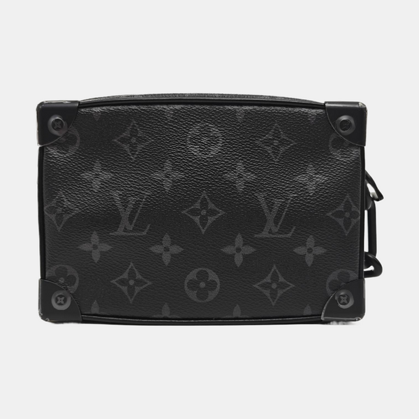 SOFT TRUNK Mini Monogram Coated Canvas Black