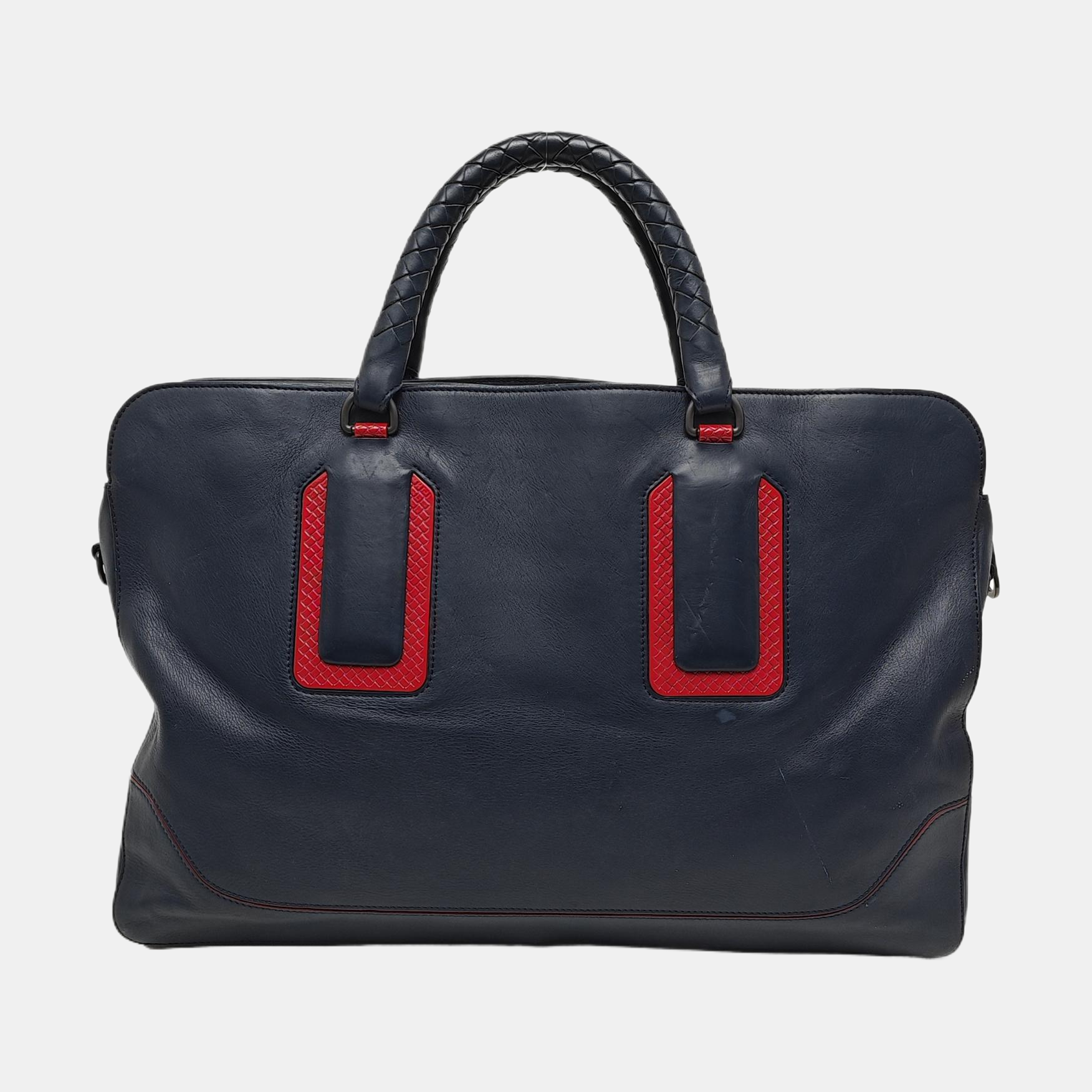 Calfskin Shoulder Bag Blue