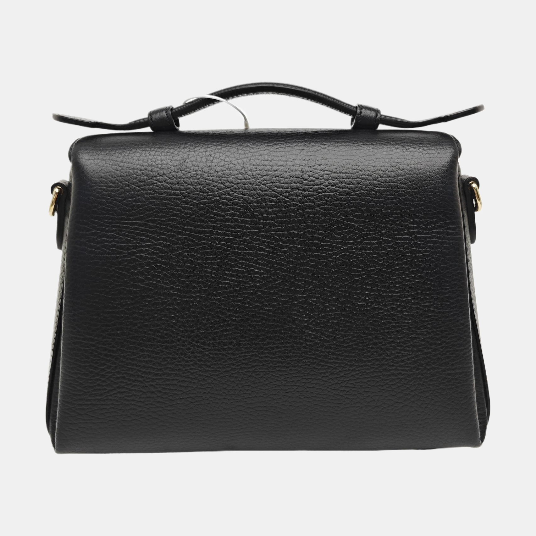 Interlocking G Large Calfskin Black