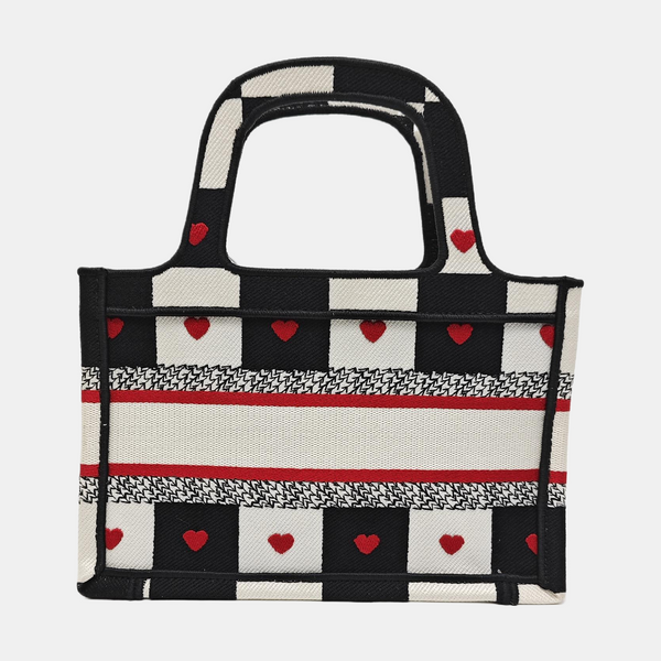 Book Tote Small Canvas Multicolor