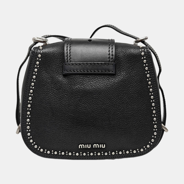 Miu Lady Calfskin Black