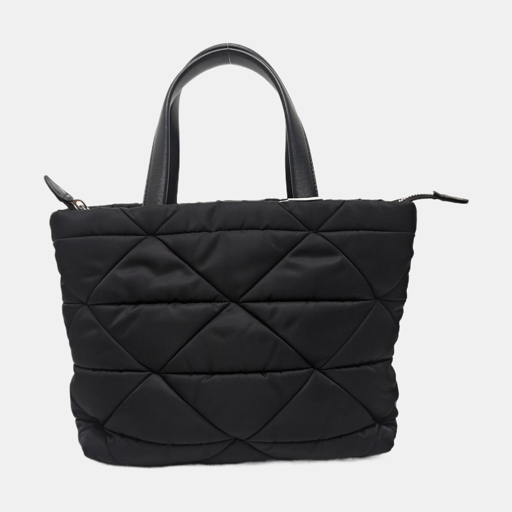 System Quilted Nylon Black