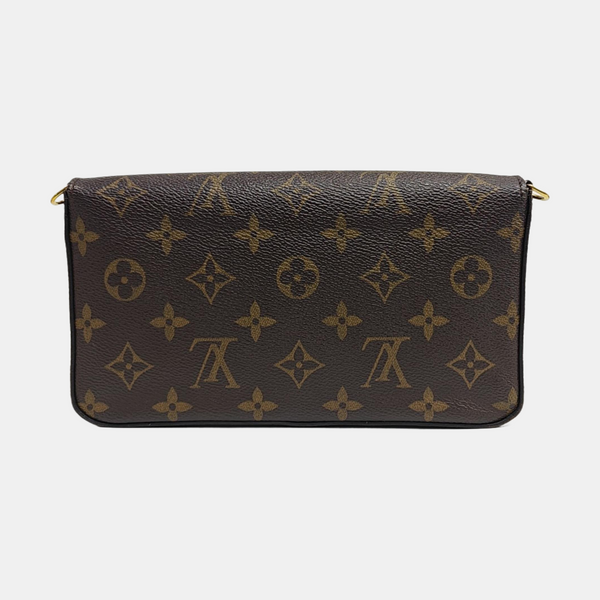 FÉLICIE Monogram Coated Canvas Brown