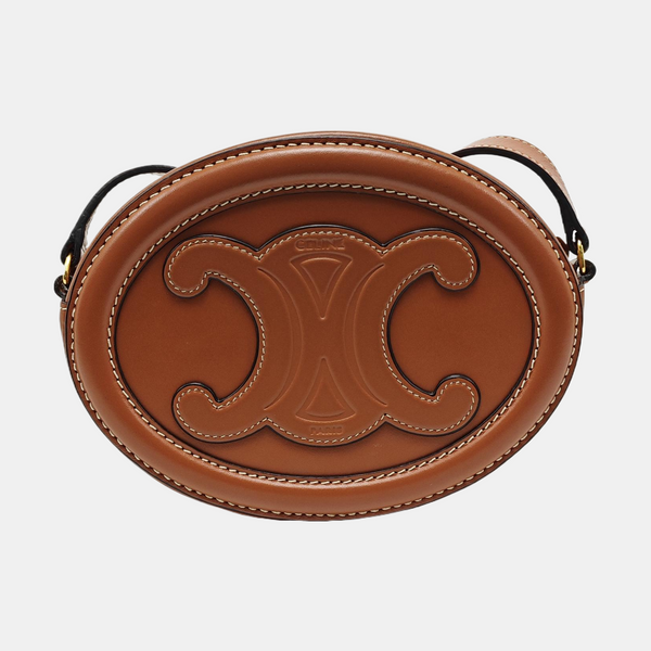 TRIOMPHE Small Calfskin Brown