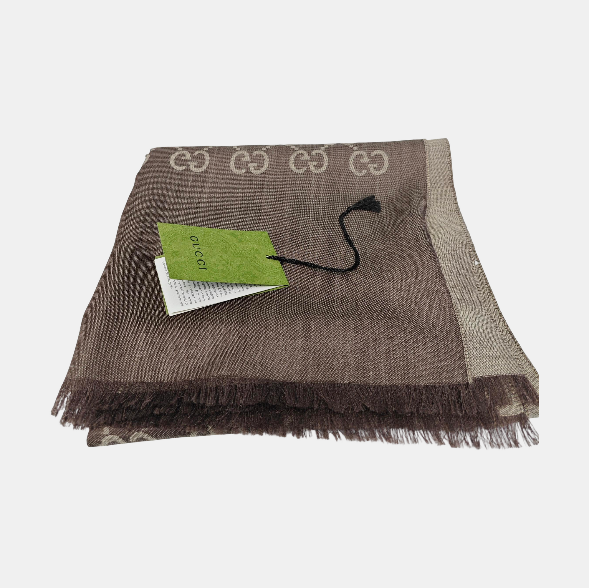 Wool Scarf Brown