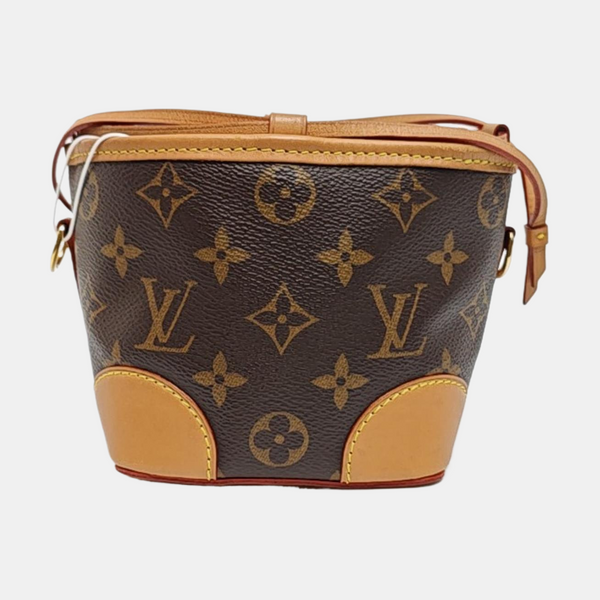 NOÉ Mini Monogram Coated Canvas Brown
