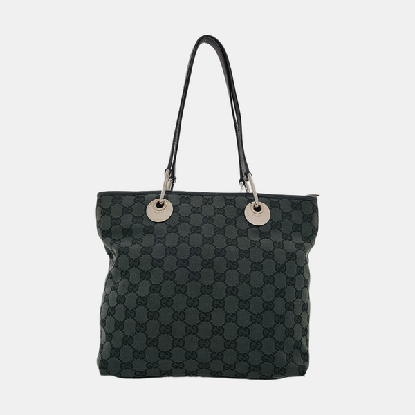 Monogram Canvas Top Handle Bag Green