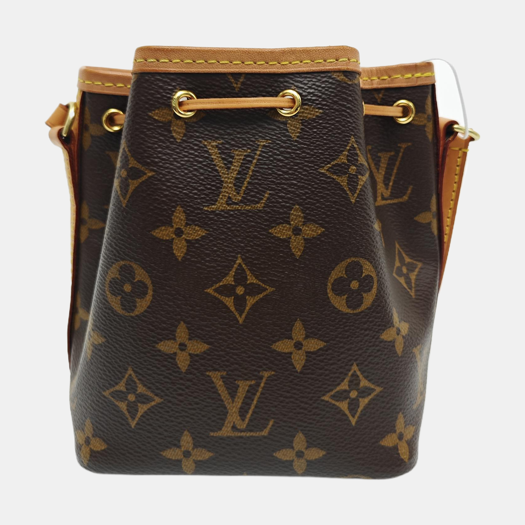 NÉONOÉ Nano Monogram Coated Canvas Brown