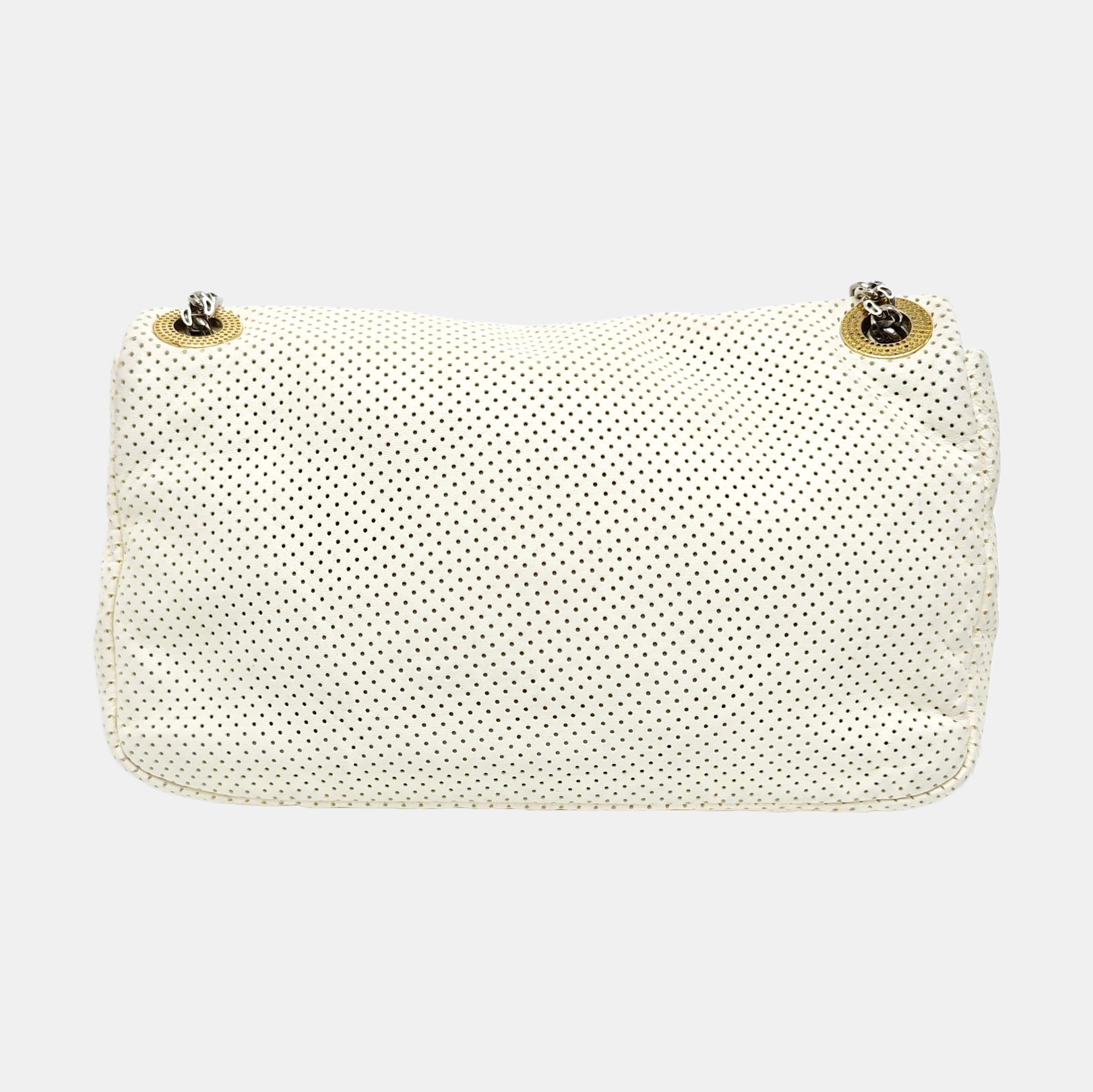Lambskin Shoulder Bag White