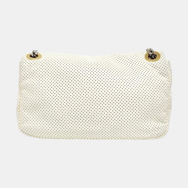 Lambskin Shoulder Bag White