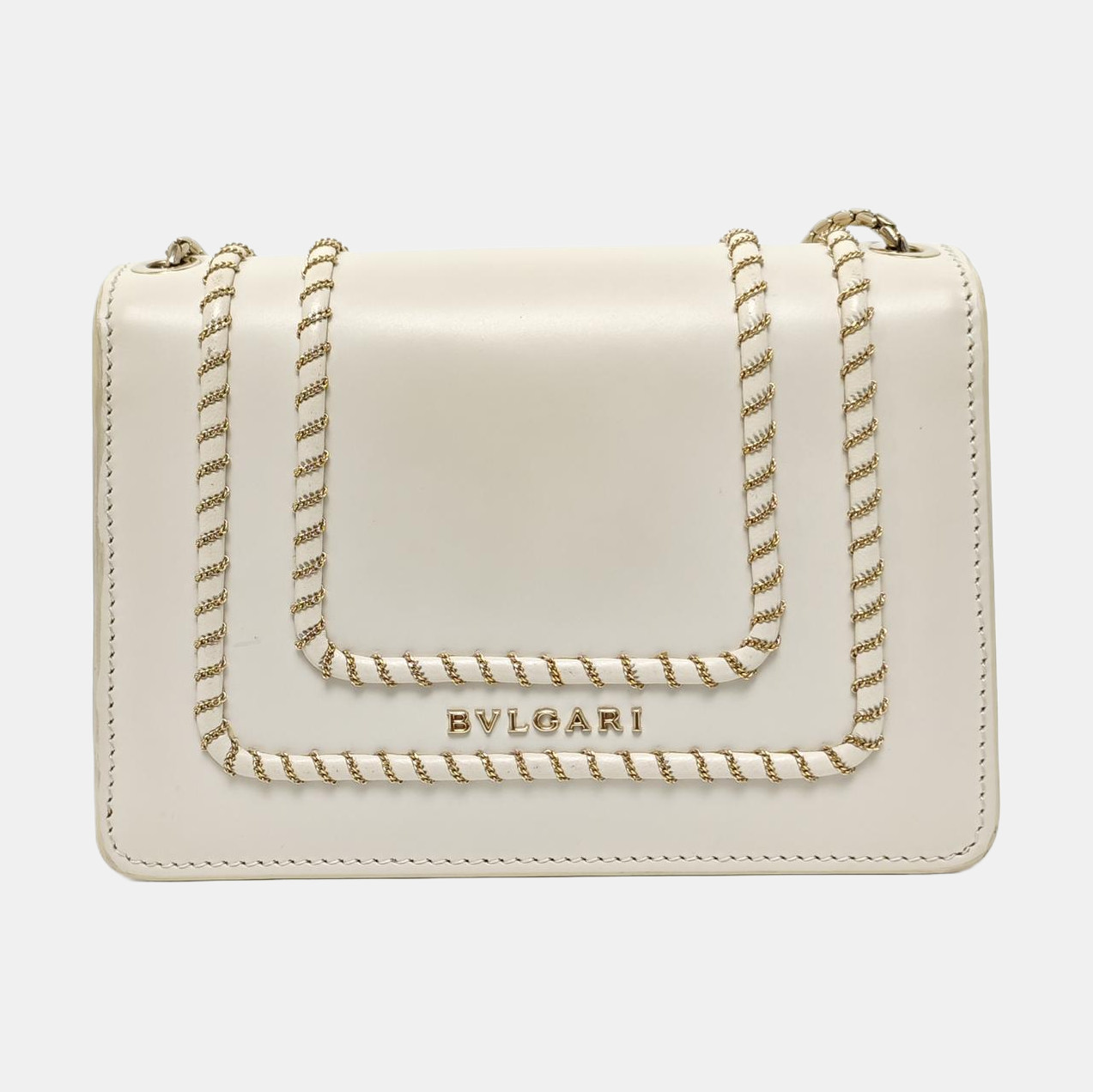 SERPENTI FOREVER Calfskin White
