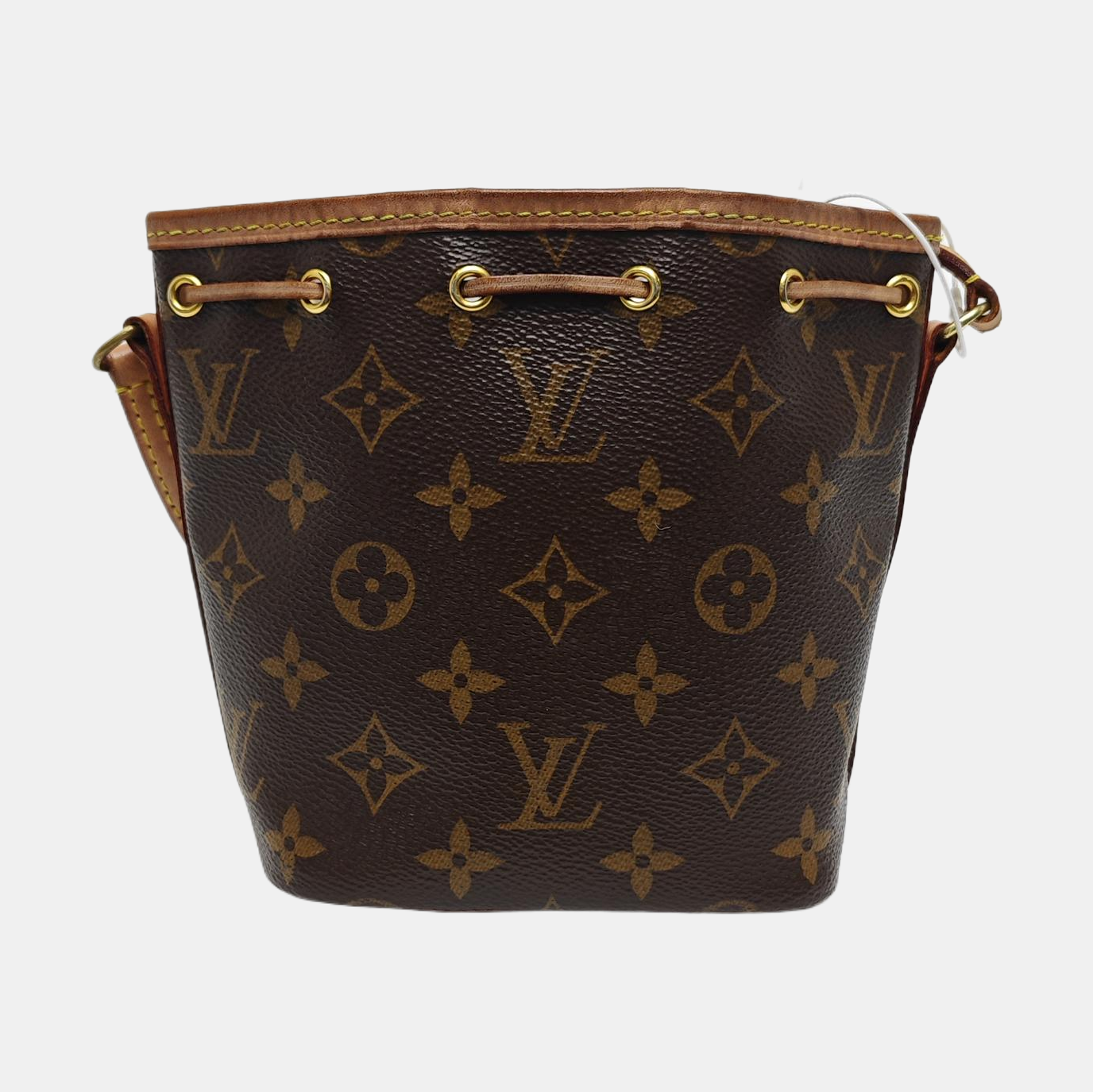 NÉONOÉ Nano Monogram Coated Canvas Brown