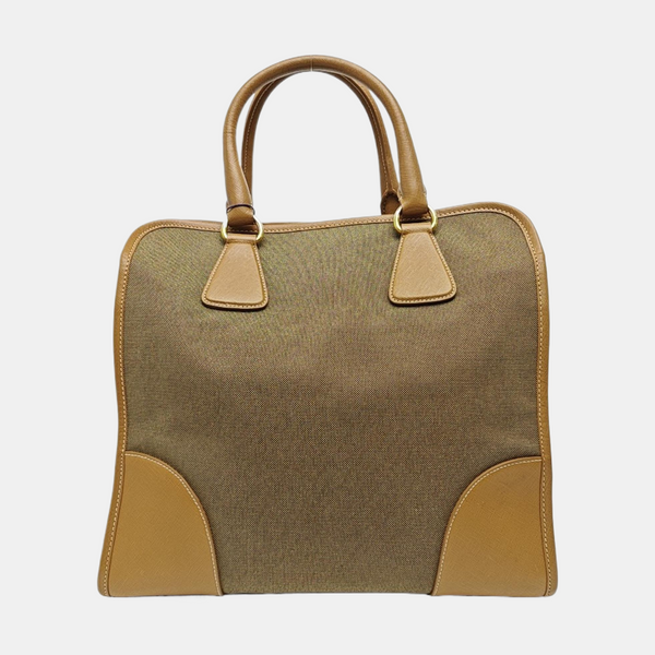 Canvas Shoulder Bag Brown
