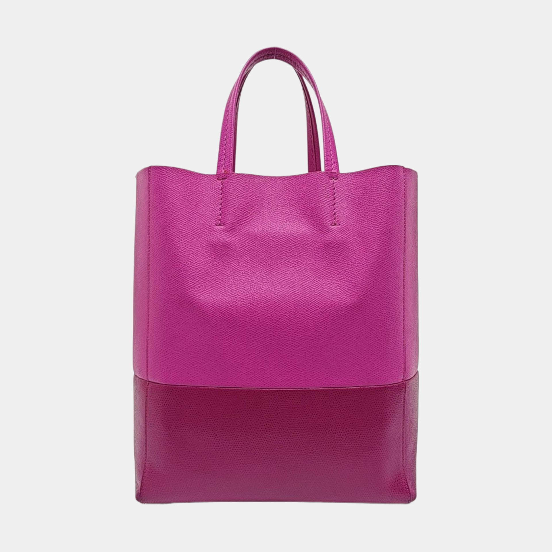 VERTICAL CABAS Mini Calfskin Pink