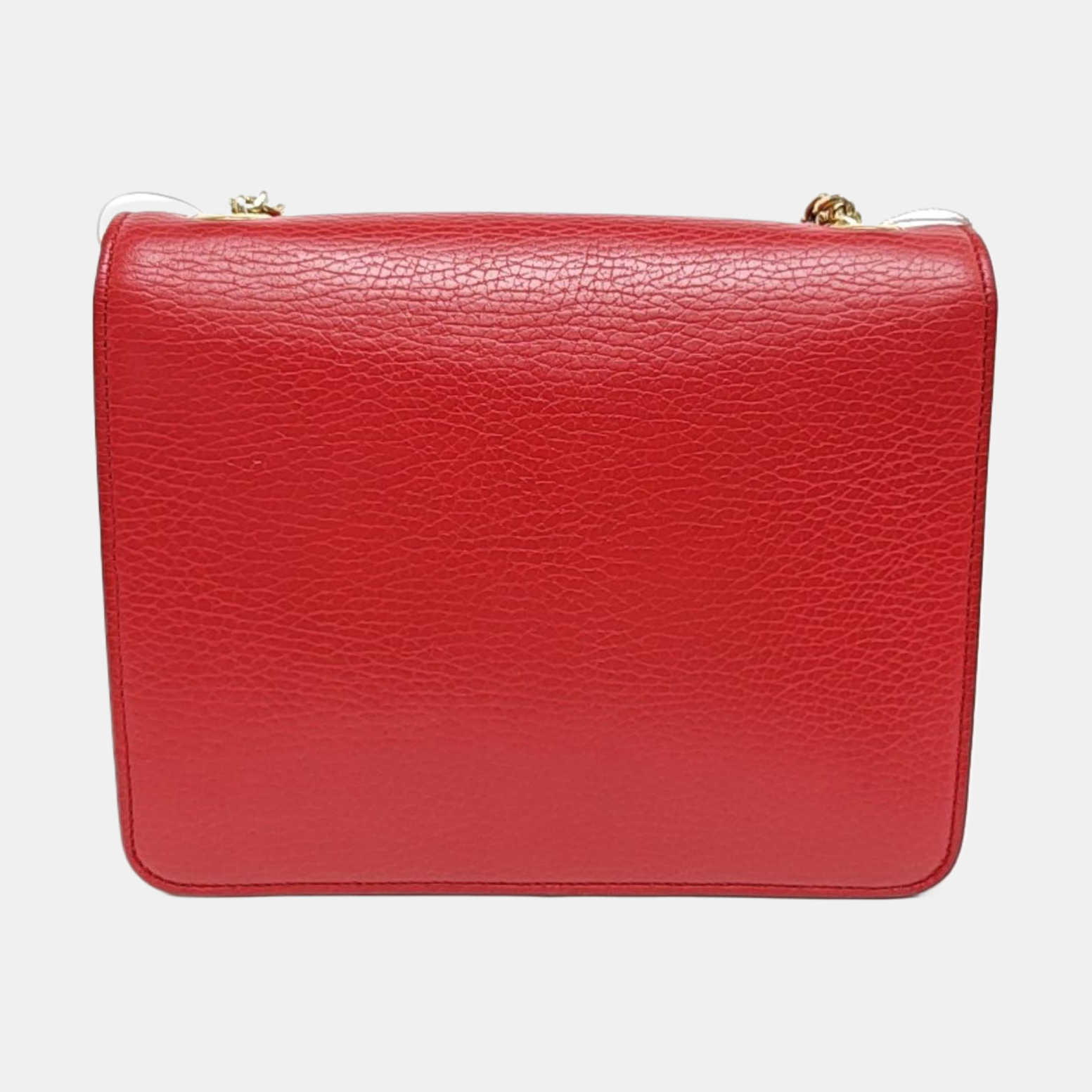 Interlocking G Small Calfskin Red
