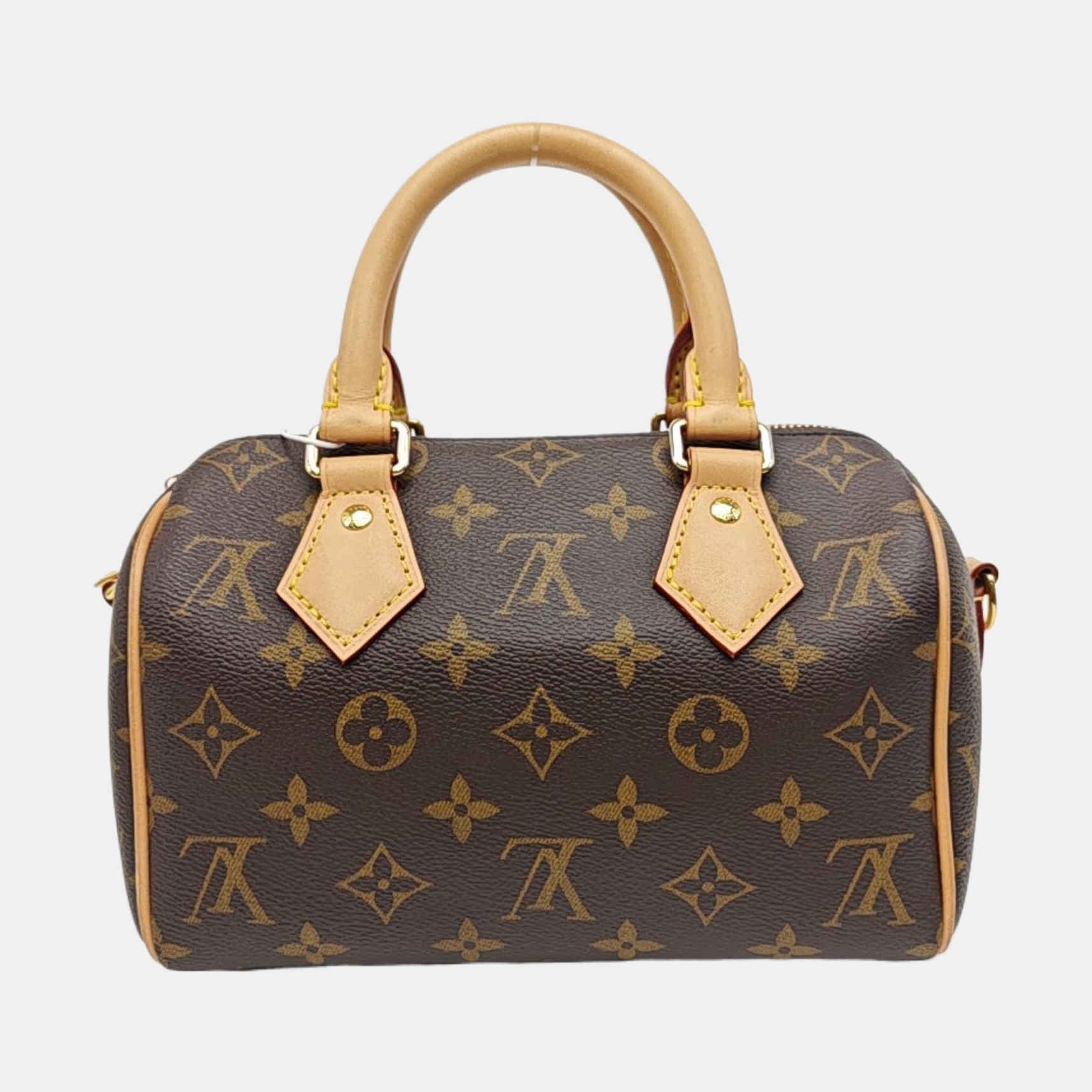 SPEEDY 20 Monogram Coated Canvas Brown