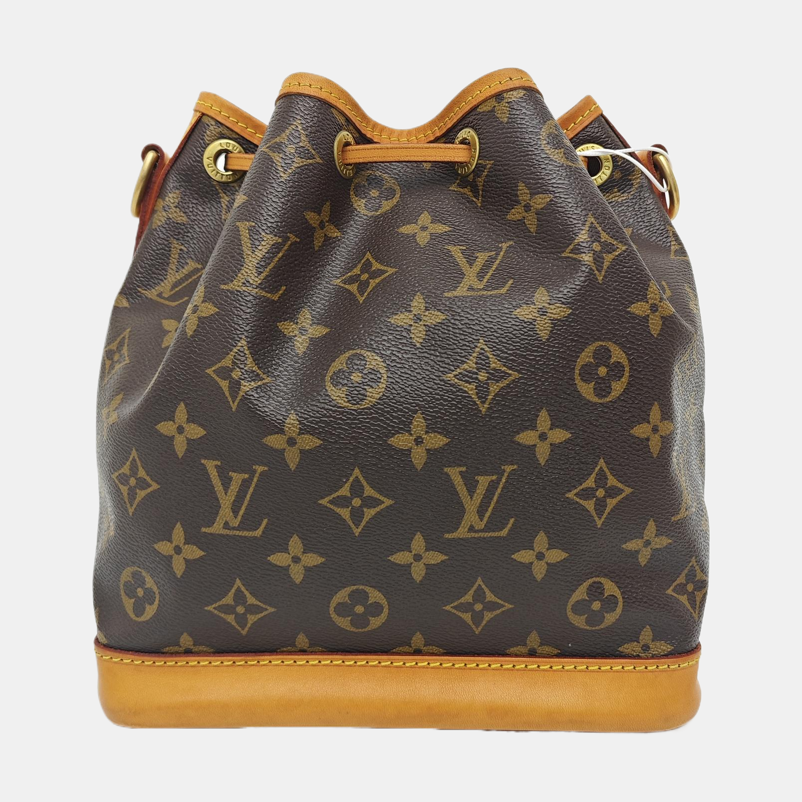 NOÉ BB Monogram Coated Canvas Brown