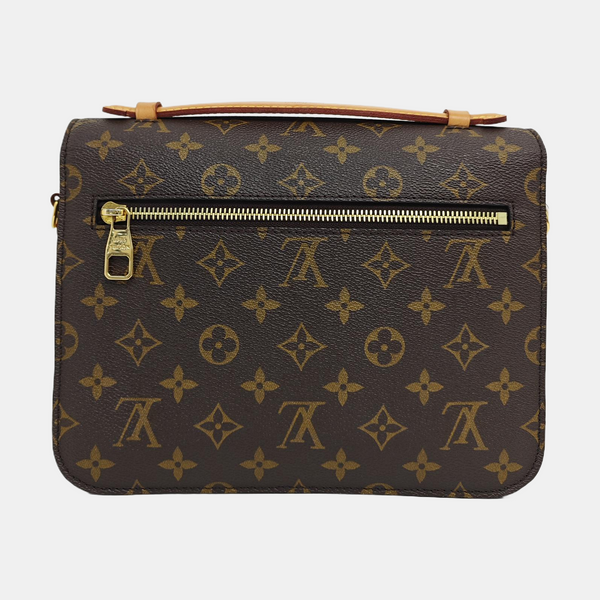 MÉTIS MM Monogram Coated Canvas Brown