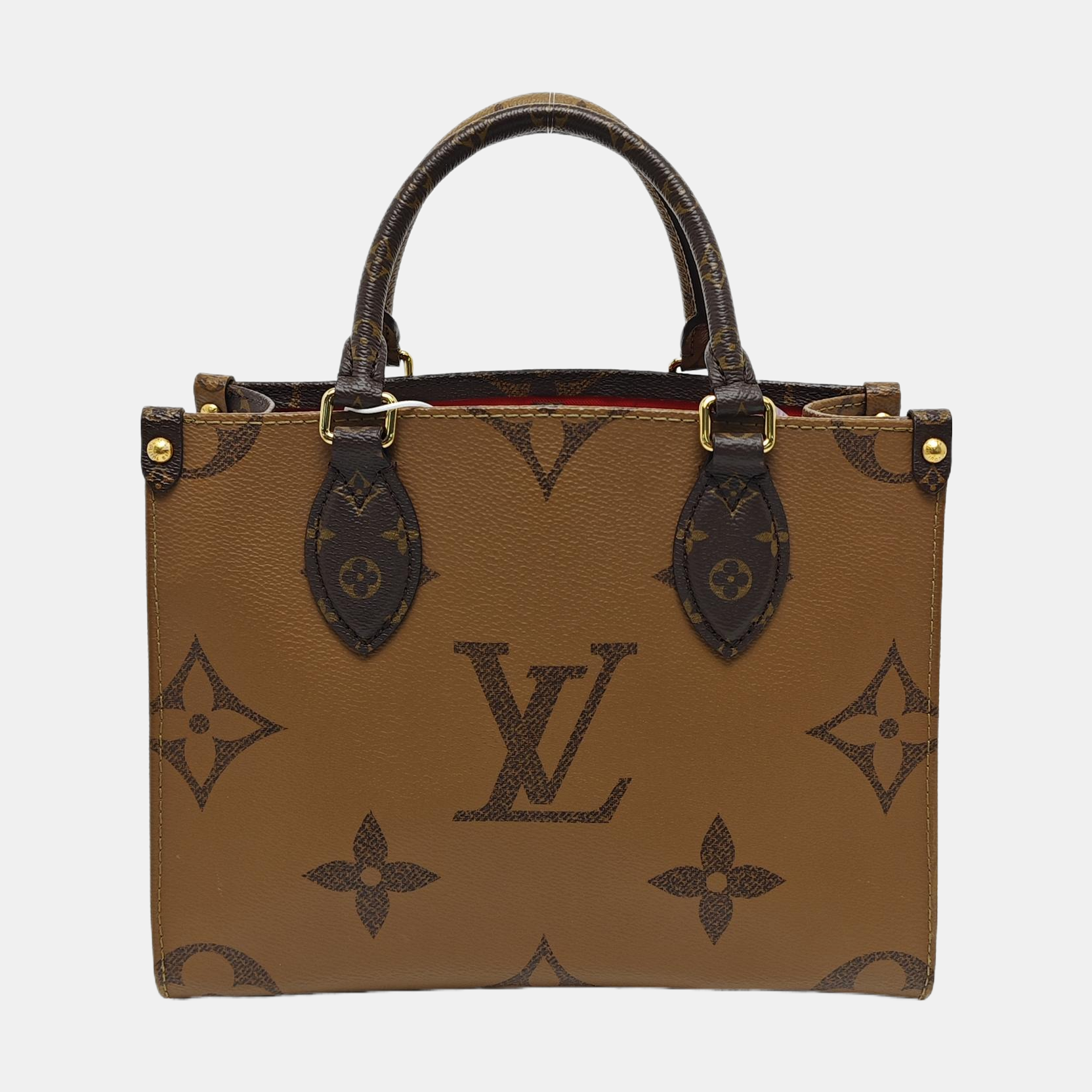 ONTHEGO PM Monogram Coated Canvas Brown