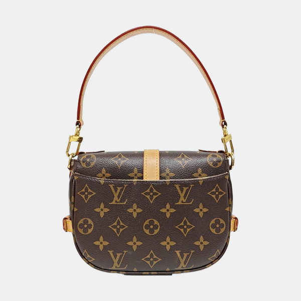 SAUMUR BB Monogram Coated Canvas Brown