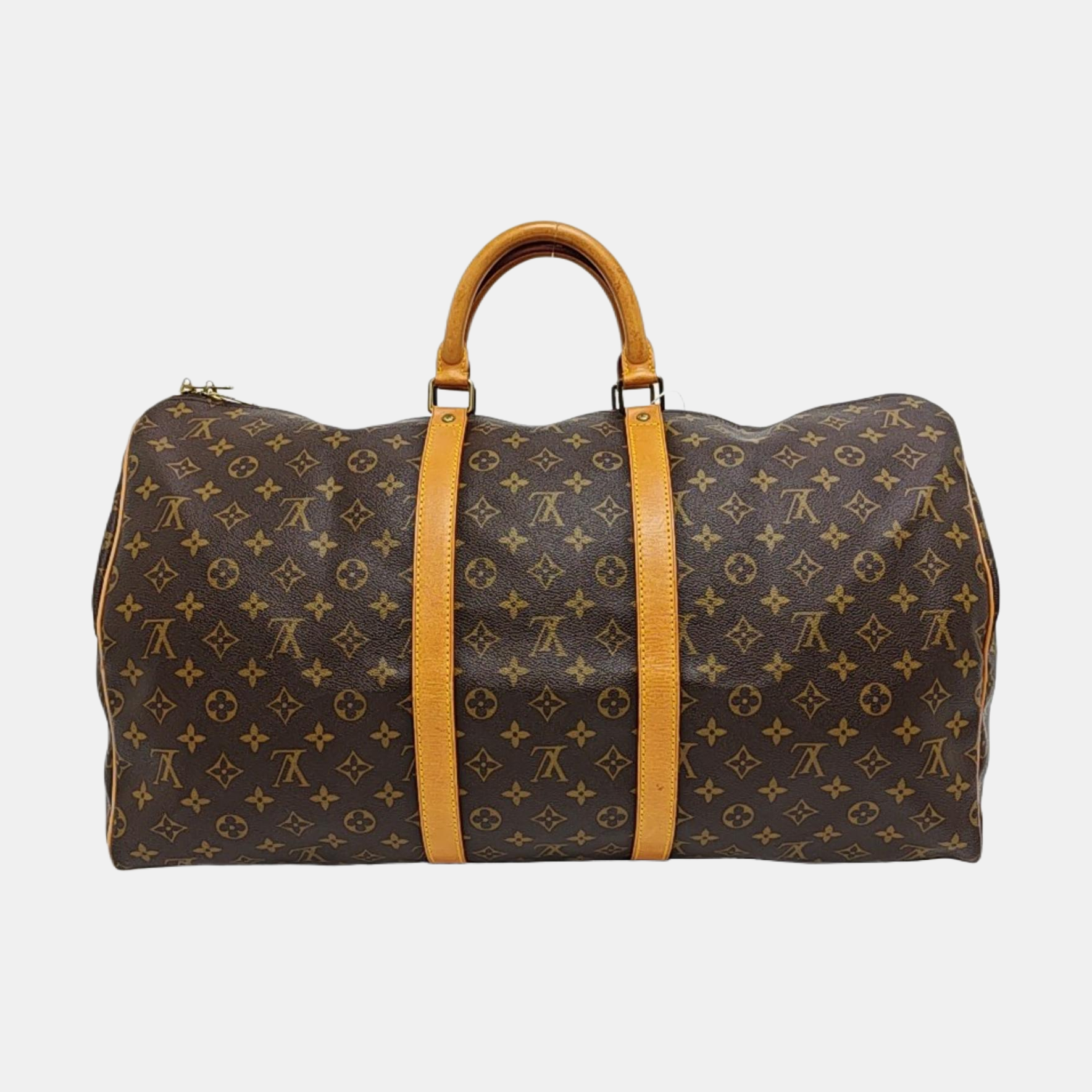 SAC SOUPLE 55 Monogram Coated Canvas Brown