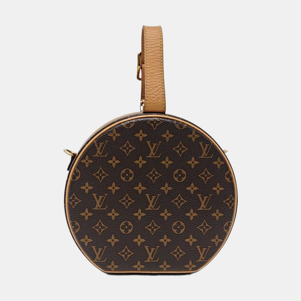 BOITE CHAPEAU PM Monogram Coated Canvas Brown