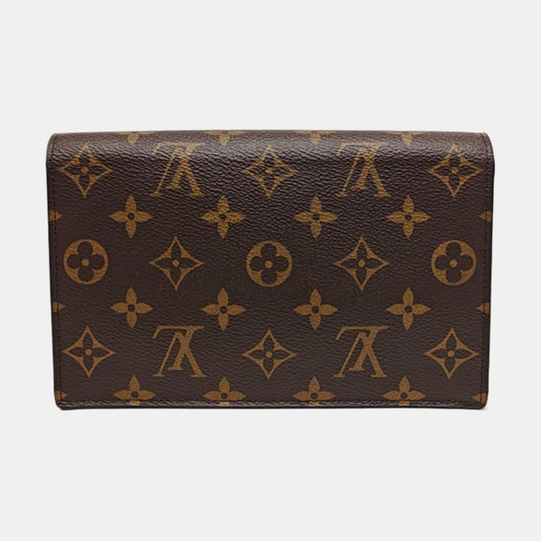 FLORE Monogram Coated Canvas Brown