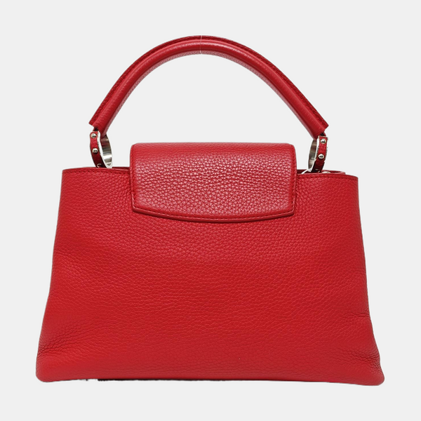 CAPUCINES MM Calfskin Red